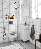 Тумба под раковину Aqwella Porto 45 угловая Белая арт-POR0104WW — фото 3, Тумбы под раковину