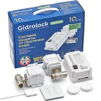 Комплект защиты от протечки воды Gidrolock Premium Radio Tiemme 1/2 с двумя кранами арт-31101011 — фото 1, Системы защиты от протечки воды