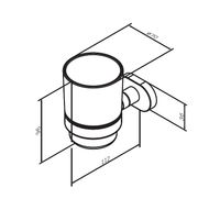 Товар: Стакан для зубных щеток AM.PM Sense Хром арт-A7434300 - фото 8 Стакан для зубных щеток AM.PM Sense Хром арт-A7434300 — фото 8, Стаканы для зубных щеток