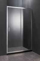 Душевая дверь в нишу Orange 150 профиль Хром стекло прозрачное арт-E02-150TCR — фото 2, Раздвижные душевые двери