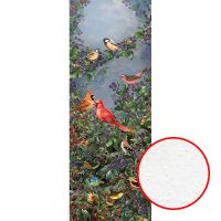 Фреска Ortograf Paradise 32218 Фактура бархат FX Флизелин (1*2,7) Разноцветный, Птицы/Листья арт-32218 (бархат FX) — фото 1, Фрески