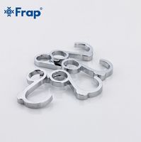 Вешалка для полотенец Frap F38 Хром арт-F3816-5 — фото 9, Крючки для полотенец