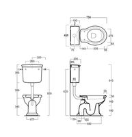 Унитаз Simas Lante приставной без бачка и сиденья арт-LA01bi — фото 11, Приставные унитазы