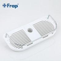 Товар: Полка корзина Frap Белая арт-F339 - фото 3 Полка корзина Frap Белая арт-F339 — фото 3, Полки для ванной и душа