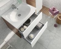 Раковина Ravak Rosa II 76 Белая арт-XJ201176000 — фото 3, Раковины встраиваемые сверху