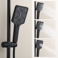 Душевая система Splenka Черная матовая арт-S224.24.06 — фото 5, Душевые стойки