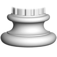 Полуоснование Decomaster 130x220x110 мм арт-90135-4H — фото 1, Колонны