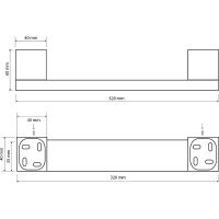 Поручень Bemeta Via Хром арт-135007072 — фото 2, Поручни для ванной