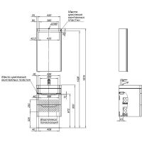 Товар: Тумба с раковиной Aquanet София 50 подвесная Белый глянец арт-274195 - фото 9 Тумба с раковиной Aquanet София 50 подвесная Белый глянец арт-274195 — фото 9, Тумбы с раковиной