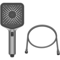 Ручной душ Vincea Inspire Вороненая сталь арт-VSHN-3I4HGM — фото 1, Лейки для душа