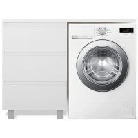 Тумба с раковиной Эстет Dallas Luxe 110 L Белая арт-ФР-00002018 — фото 1, Тумбы с раковиной