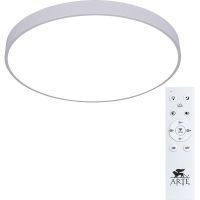 Потолочный светильник Artelamp Arena Прозрачный Белый арт-A2671PL-1WH — фото 1, Накладные светильники