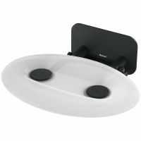 Сиденье для душа Ravak Ovo P II Clear/Black Прозрачное Черное арт-B8F0000056 — фото 1, Сиденья