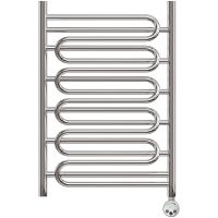 Электрический полотенцесушитель Point Юпитер Премиум П7 500x800 левый/правый Хром арт-PN01158SE — фото 1, Электрические полотенцесушители