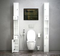 Товар: Шкаф пенал Corozo Энри 20 Z2 Белый арт-SD-00000582 - фото 4 Шкаф пенал Corozo Энри 20 Z2 Белый арт-SD-00000582 — фото 4, Пеналы для ванной комнаты