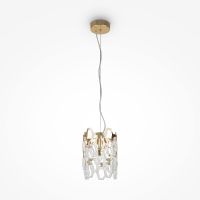 Подвесной светильник Maytoni Neoclassic Tissage Прозрачный Золото арт-MOD490PL-01G — фото 4, Подвесные светильники
