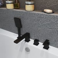 Смеситель на борт ванны Timo Torne Черный арт-4330/03Y — фото 2, Смесители на борт ванны