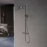 Душевая система Vincea Rim Хром арт-VSFS-2RM1CH — фото 2, Душевые стойки