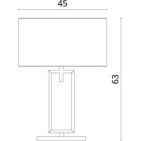 Товар: Настольная лампа Divinare Porta Кремовый Черный арт-5933/01 TL-1 - фото 6 Настольная лампа Divinare Porta Кремовый Черный арт-5933/01 TL-1 — фото 6, Настольные лампы