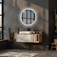 Зеркало Abber Mond 65 с подсветкой с сенсорным выключателем и диммером арт-AG6202S-0.65 — фото 2, Зеркала в ванную комнату