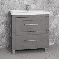 Тумба под раковину СанТа Венера 80 Дуб серый арт-221017 — фото 1, Тумбы под раковину