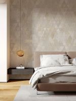 Обои Wiganford by Solo Hampton Винил на флизелине (1,06*10,05) Бежевый/Золото, Геометрия арт-DTT2225 — фото 4, Обои для стен