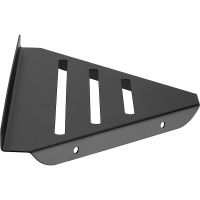 Металлическая полка Swedbe Attribut угловая Черная матовая арт-9802B — фото 2, Полки для ванной и душа