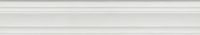 Керамический бордюр Kerama Marazzi Синтра Багет белый матовый обрезной 7,3х40 см арт-BLF008R — фото 1, Керамическая плитка
