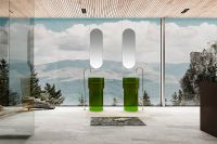 Раковина Abber Kristall 45 Зеленая арт-AT2701Emerald — фото 3, Раковины напольные