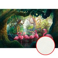 Фреска Ortograf Paradise 32242 Фактура флок FLK Флизелин (4*2,7) Разноцветный, Деревья/Птицы арт-32242 (флок FLK) — фото 1, Фрески