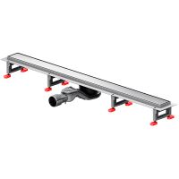 Душевой лоток AM.PM MasterFlow 90 с решеткой Хром матовый / под плитку Tile арт-W01SC-U11-090-04SB — фото 3, Душевые лотки