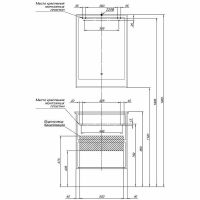 Товар: Зеркало Aquanet Милан 60 с подсветкой Черный глянец с сенсорным выключателем арт-306383 - фото 5 Зеркало Aquanet Милан 60 с подсветкой Черный глянец с сенсорным выключателем арт-306383 — фото 5, Зеркала в ванную комнату