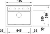 Товар: Кухонная мойка Blanco Dalago 6 Черная арт-525873 - фото 5 Кухонная мойка Blanco Dalago 6 Черная арт-525873 — фото 5, Кухонные мойки