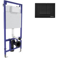 Инсталляция Berges Novum для унитаза с Черной клавишей смыва арт-040245 — фото 1, Инсталляции для унитазов