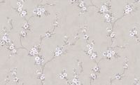 Обои Solo Sakura Винил на флизелине (1,06*10) Бежевый/Серый/Серебряный, Цветы арт-SL8666-24 — фото 3, Обои для стен