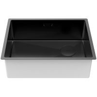 Кухонная мойка Paulmark Next-Skew 58 Uni Черная матовая арт-PM885844-MBN — фото 2, Кухонные мойки