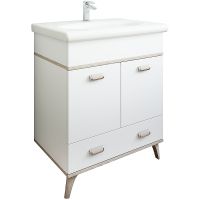 Товар: Тумба под раковину Sanflor Бруно 70 Белая матовая Орегон арт-С03661 - фото 4 Тумба под раковину Sanflor Бруно 70 Белая матовая Орегон арт-С03661 — фото 4, Тумбы под раковину