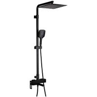 Душевая система Gappo Черный матовый арт-G2417-6 — фото 1, Душевые стойки