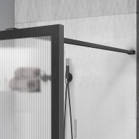 Товар: Душевая перегородка Vincea Walk-In 90 профиль Вороненая сталь стекло рифленое арт-VSW-1HP900FLGM - фото 2 Душевая перегородка Vincea Walk-In 90 профиль Вороненая сталь стекло рифленое арт-VSW-1HP900FLGM — фото 2, Душевые перегородки