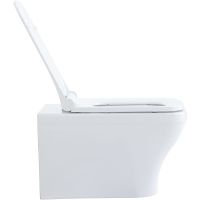 Унитаз Allen Brau Infinity подвесной Белый без сиденья арт-4.21011.20 — фото 15, Подвесные унитазы