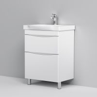 Тумба под раковину AM.PM Like 65 Белая арт-M80FSX0652WG — фото 3, Тумбы под раковину