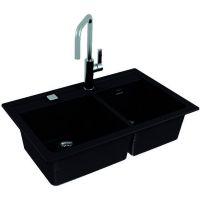 Кухонная мойка Alveus Granital Atrox 50 Carbon G91 790x500 Угольная арт-1132002 — фото 2, Кухонные мойки