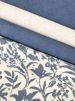 Обои RASCH Garden Винил на флизелине (0,53*10,05) Белый/Синий, Цветы арт-330410 — фото 3, Обои для стен