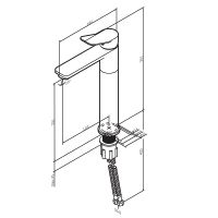 Смеситель для раковины AM.PM X-Joy Золото арт-F85A92099 — фото 10, Смесители для раковины