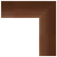 Зеркало Evoform Definite 86х66 в багетной раме - Орех 65 мм арт-BY 1014 — фото 3, Зеркала в ванную комнату