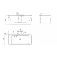 Товар: Акриловая ванна Esbano Paris-SM 170x85 без гидромассажа арт-ESVAPARISM - фото 3 Акриловая ванна Esbano Paris-SM 170x85 без гидромассажа арт-ESVAPARISM — фото 3, Акриловые ванны
