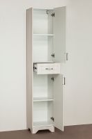 Шкаф пенал Style Line Олеандр 2 Люкс 36 Рельеф пастель арт-ЛС-00000290 — фото 4, Пеналы для ванной комнаты