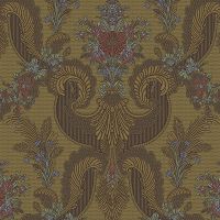 Обои LOYMINA La Belle Epoque Винил на флизелине (1*10,05) Коричневый, Дамаск/Цветы арт-BQ4 004 — фото 1, Обои для стен