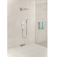 Верхний душ Hansgrohe Rainmarket Select 580 3jet Черный хром арт-24001600 — фото 2, Верхние души