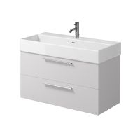 Товар: Тумба под раковину Creto Tivoli 100 подвесная Белая арт-8-1378W - фото 2 Тумба под раковину Creto Tivoli 100 подвесная Белая арт-8-1378W — фото 2, Тумбы под раковину